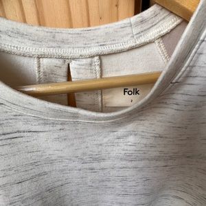 FOLK sweatshirt size 2 never worn